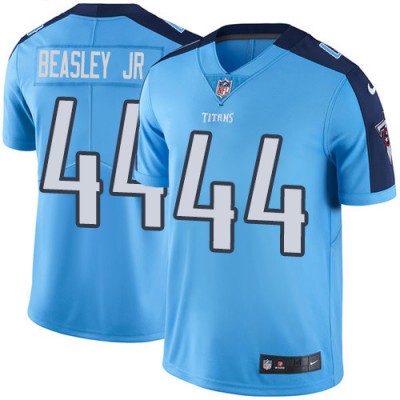 Nike Tennessee Titans #44 Vic Beasley Jr Light Blue Men's Stitched NFL Limited Rush Jersey Men's